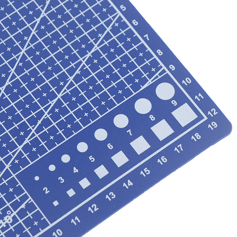 1Pc Budaya dan Alat Pendidikan A4A5 PP Dua Sisi Garis Grid Cutting Board Mat Self-Healing Cutting pad DIY