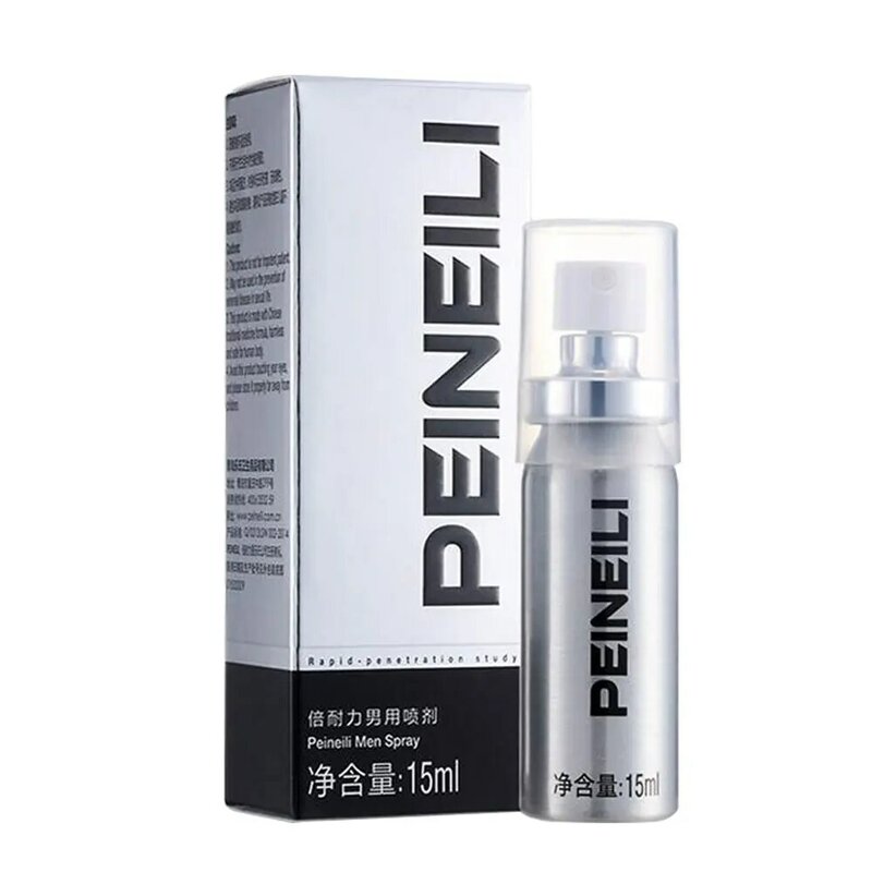 Peineili Spray retardante sexual para hombres, uso externo, eyaculación precoz, prolongar 60 minutos, agrandar el pene, 5 unidades