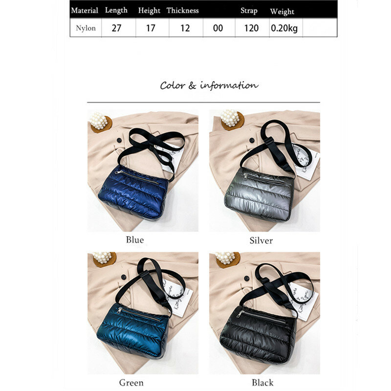 Vento Marea 여성용 스페이스 패딩 숄더백, 따뜻한 크로스바디, 블랙 플랩 지갑 및 핸드백, 나일론 코튼, 겨울 2021, 새로운 디자이너