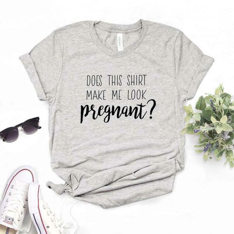 Camiseta feminina para mulheres grávidas, camiseta de algodão engraçada para garotas yong top camiseta de 6 cores drop shipping