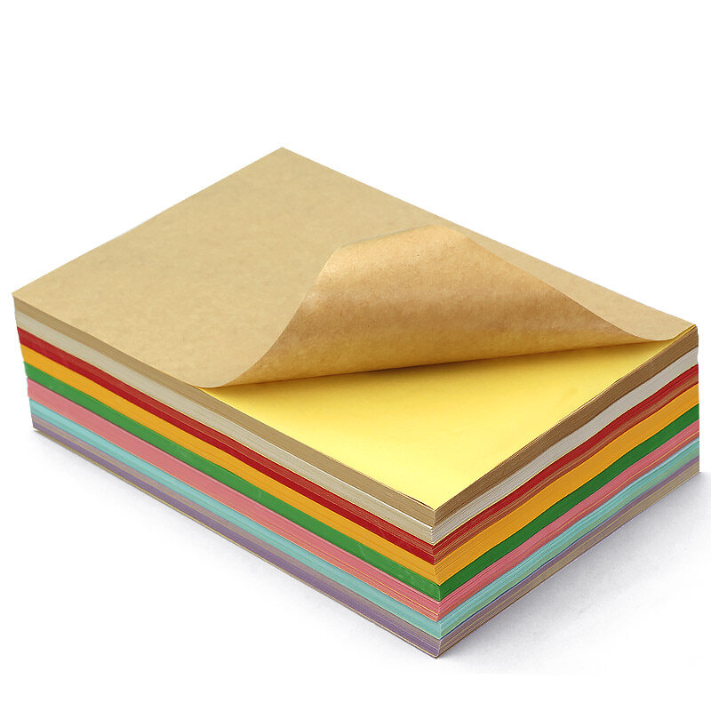 A4 50 Blätter Glänzend/Matt Aufkleber Papier Farbige Aufkleber Label Papier Inkjet Oder Laser Druck