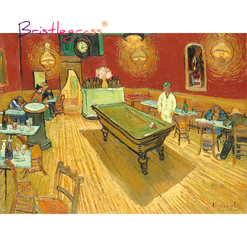 Puzzle en bois à poils, café de nuit, Vincent van Gogh, jouet éducatif à collectionner, peinture à l'huile, décor artistique, 500 1000 pièces