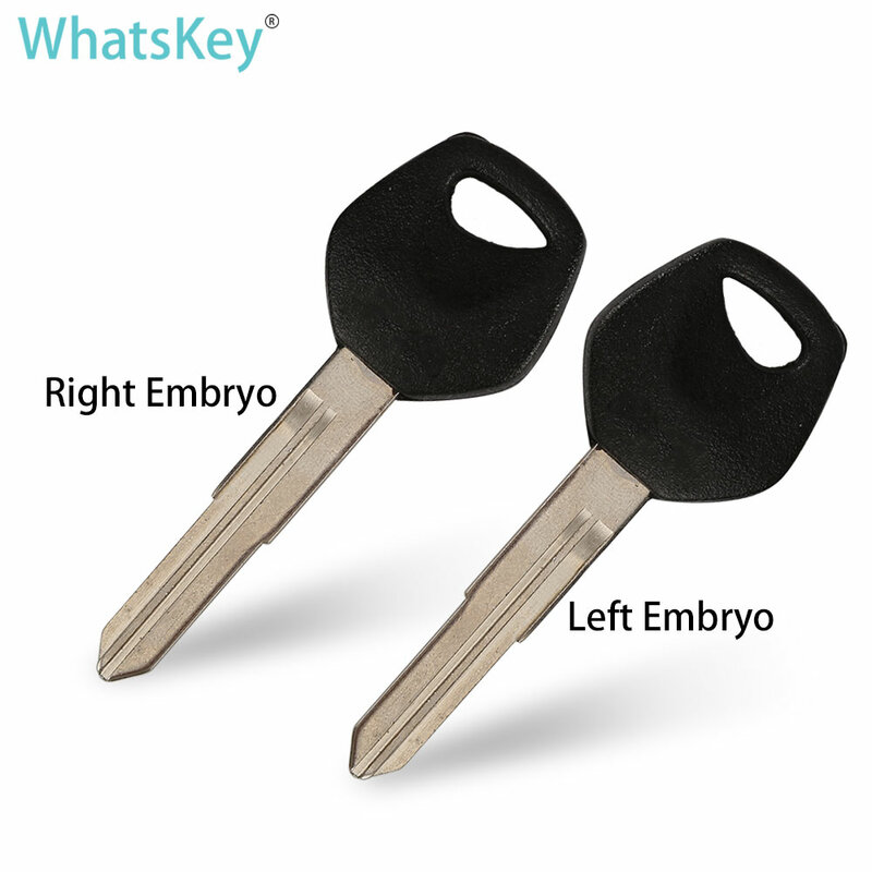 WhatsKey Motorcycle Key Uncut Replacement For Suzuki Anti-theft lock Ignition key AN650 AN250 AN400 Sj50 V125G V125S V50 AG50 60