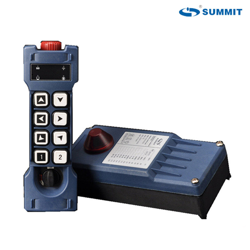 SUMMIT-Pulsadores de una sola velocidad, elevador eléctrico y grúa, de control remoto de radio industrial SUMT-S08, 8 Uds.