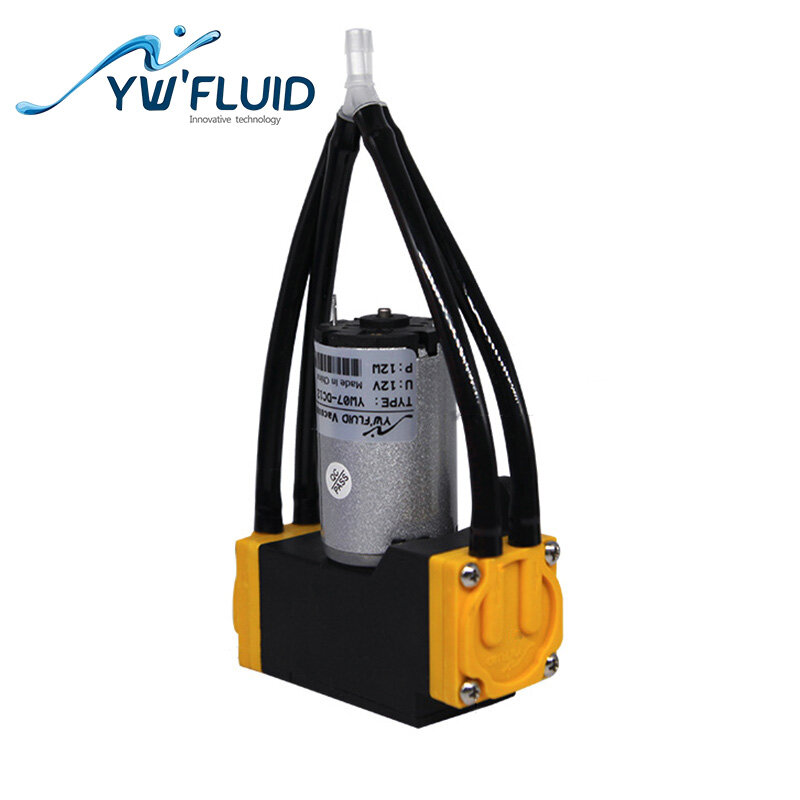 YWfluid bestseller wysokiej jakości 12v/24v mini pompa próżniowa do transmisji gazu