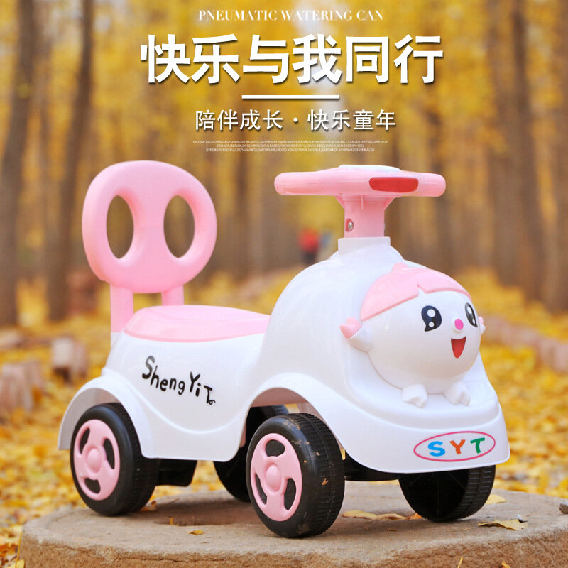 Cochecito de bebé con andador de cuatro ruedas, Taxi para niños de 1 a 3 años, coche de juguete, Scooter, novedad de 2021
