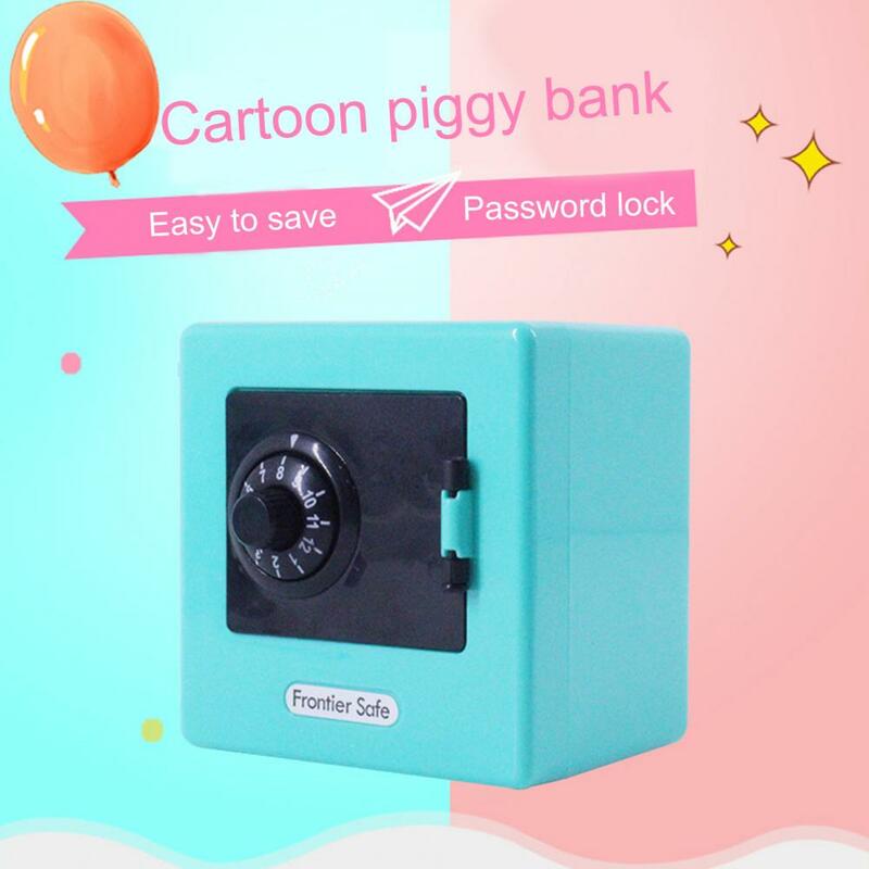 Plastic Color Random Money Coin Saving Students Children Independent 2 Codes Combination Code Piggy Bank Home Coins Storage Box