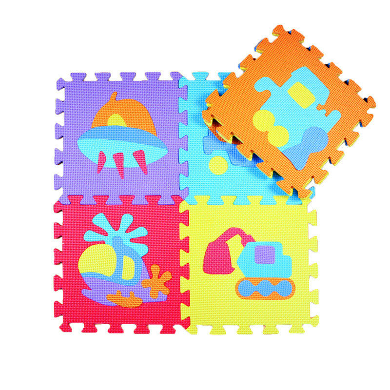 10 pçs/set esteira do jogo do bebê desenvolvimento rastejando tapetes bebês quebra-cabeça brinquedo do bebê jogar tapete esteiras jogando presente para crianças