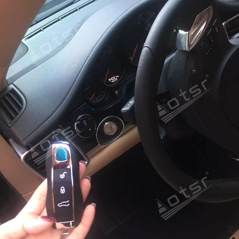Control Remoto de arranque de motor inteligente sin llave para Porsche Panamera con aplicación de teléfono, interruptor inteligente, cerradura de puerta, detección Acc