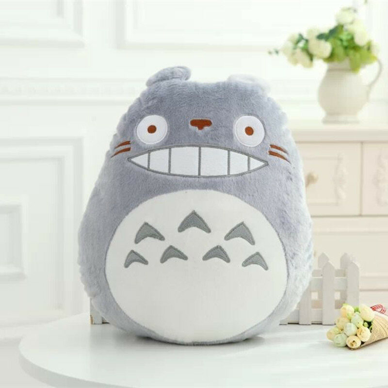 Studio Cute Totoro Plush Pillow Stuffed Kiki Totoro Toy Japanese Anime Figure Soft Doll Home Decor Throw Pillow Cushion
