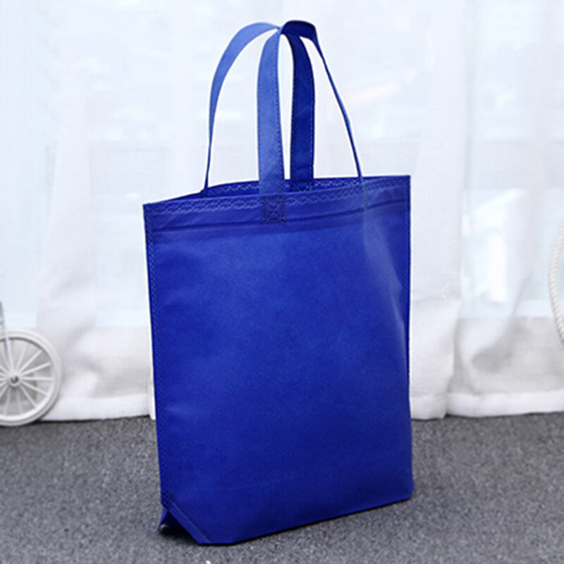 에코 쇼핑 가방 접이식 부직포 스토리지 파우치 여성 휴대용 대용량 학생 학교 가방 남여 재사용 가능한 핸드백 토트
