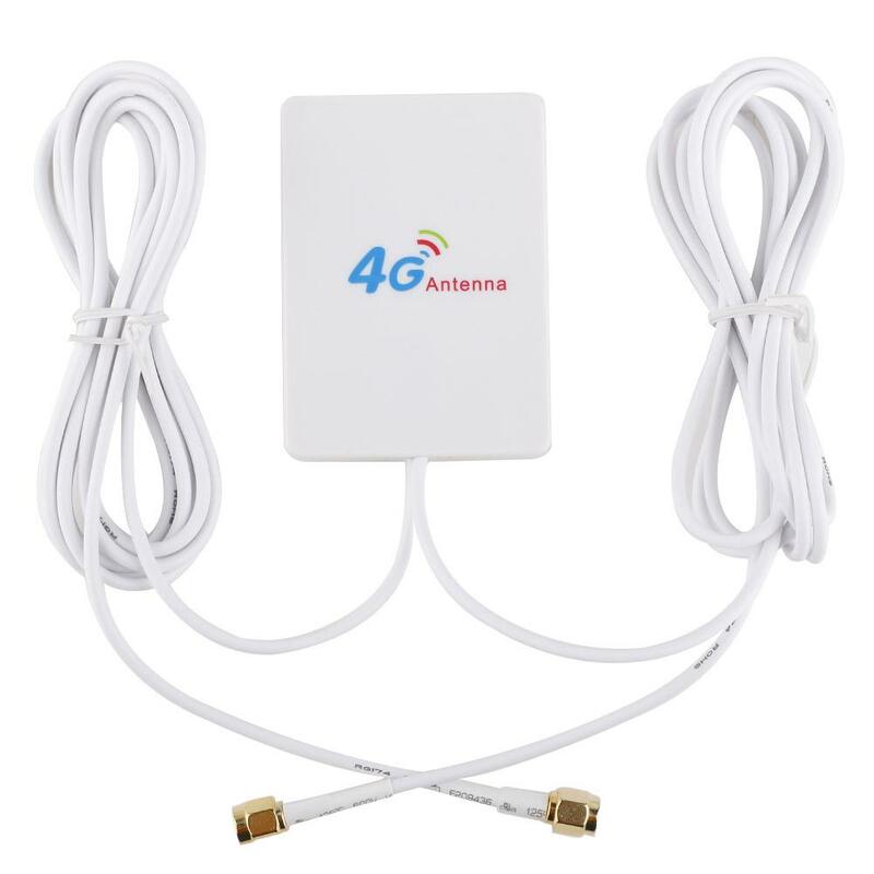 Conector SMA 4G LTE Pannel antena, conector deslizante Dual para HuaweI 3G 4G LTE Router módem aéreo