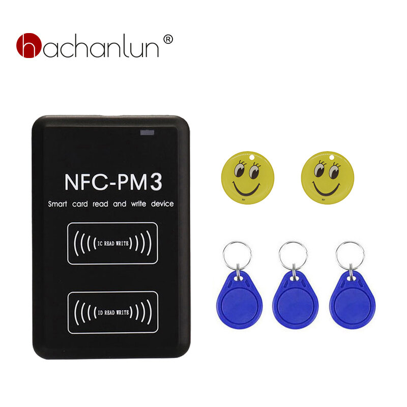 NFC полное декодирование Функция карты Дубликатор копировальный аппарат Новый PM3 карта чип писатель IC записываемых брелоков Cloner 13,56 МГц метки RFID считыватель