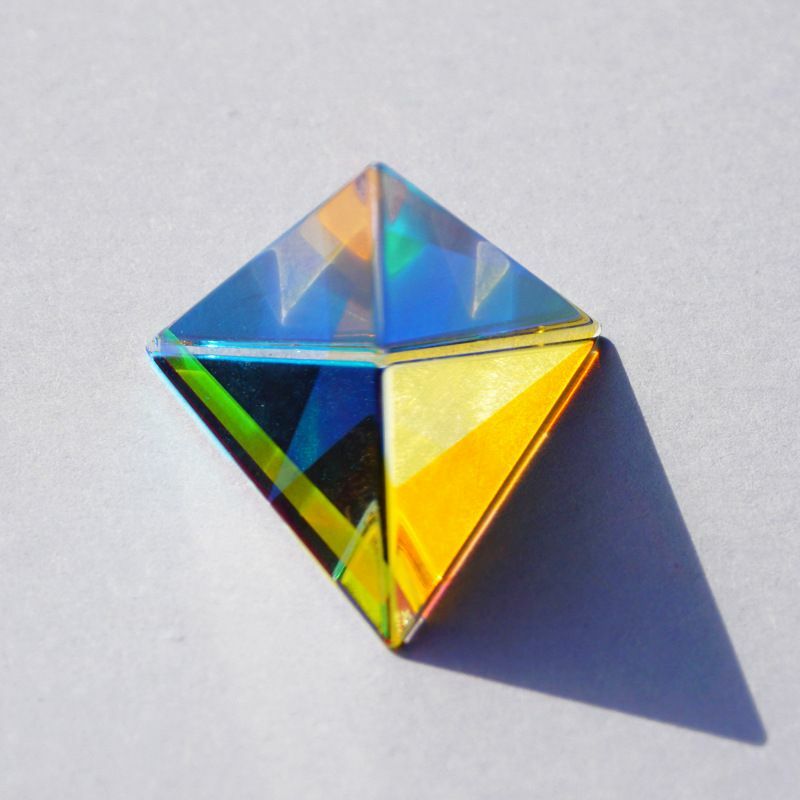 Cube Optical Prisma Photography с шестигранной призмой, домашнее украшение, призма, стеклянный оптический куб