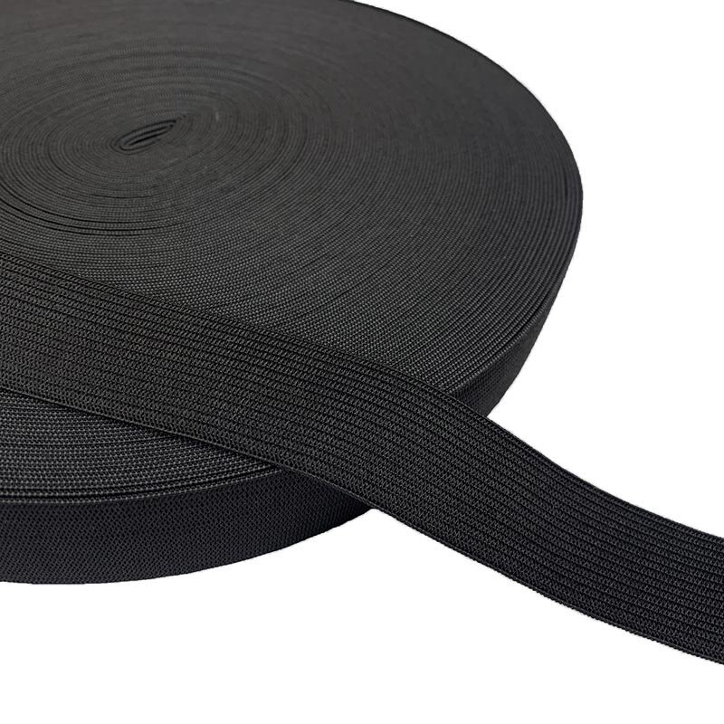 Banda elástica plana para coser ropa, accesorios para pantalones, cinturón elástico, tela de costura DIY, ancho de 3-60MM, 5 metros