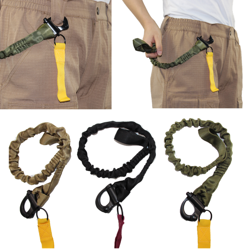 Quick Release Safety Lanyard Retractable Retention Lanyards Fall Arrest Safety Harness Hunting Rope Accessories Survival Gear