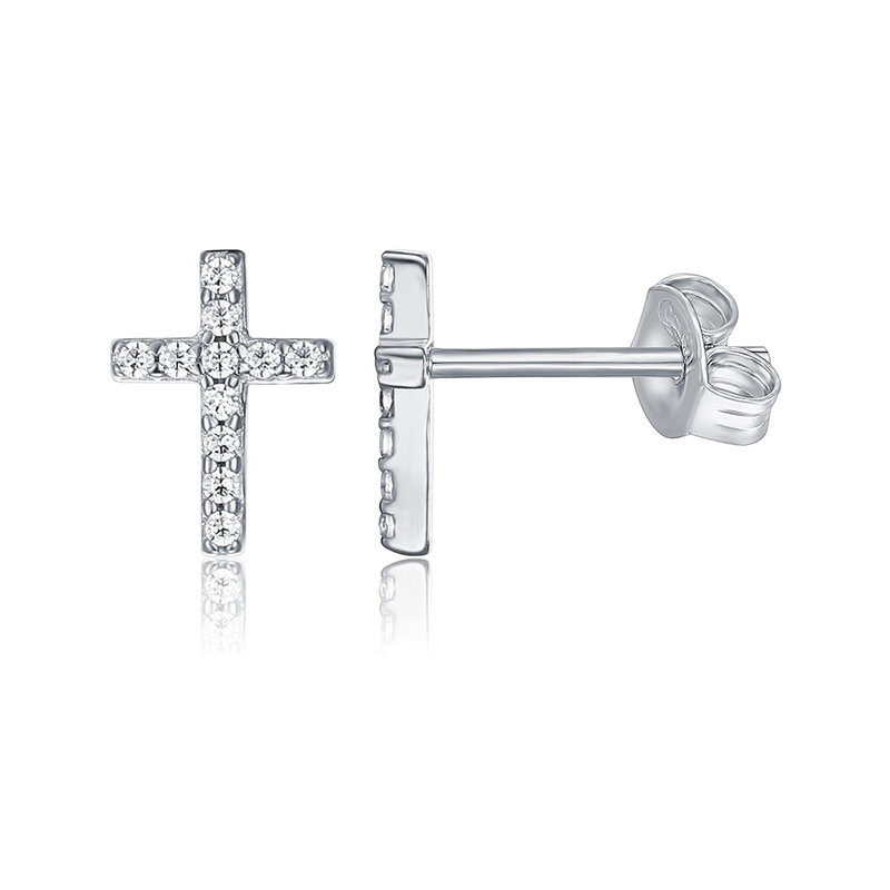 Sodrov clássico pequeno cruz do parafuso prisioneiro brincos jóias 925 prata esterlina geométrica para as mulheres acessórios de festa fina brincos de prata