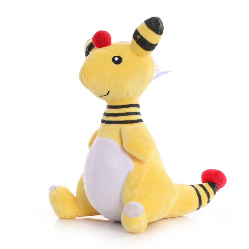 23cm anime pokemon ampharos brinquedos de pelúcia boneca bonito ampharos pingente de pelúcia macio animais de pelúcia brinquedos presentes para crianças