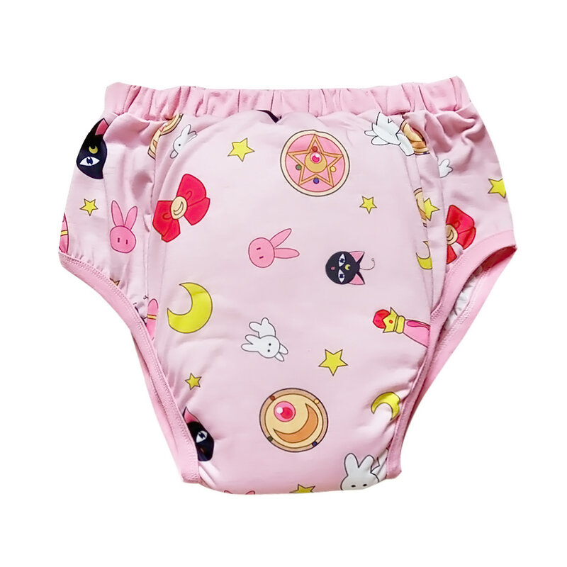 Celana Traning Bayi Dewasa Tahan Air DDLG Popok Dapat Digunakan Kembali Popok Tanah Dewasa Celana Dalam Potty Underweeer untuk Anak Laki-laki, Perempuan