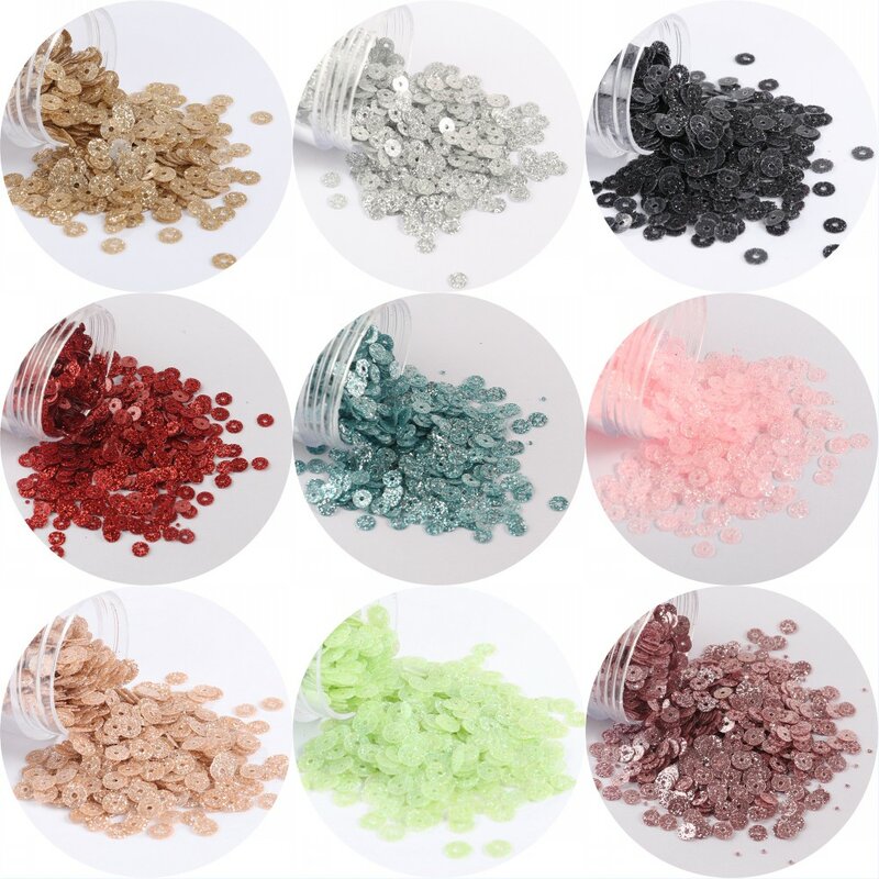 10g Pailettes 2mm 3mm 4mm PET Glitters Sequin Flat Round Loose Sequins Sewing Wedding Decoration Craft Scrapbook DIY Accessories