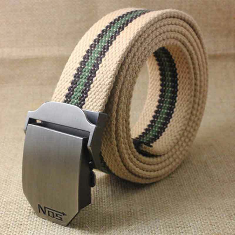 New men's belt Student's simple and versatile casual canvas belt