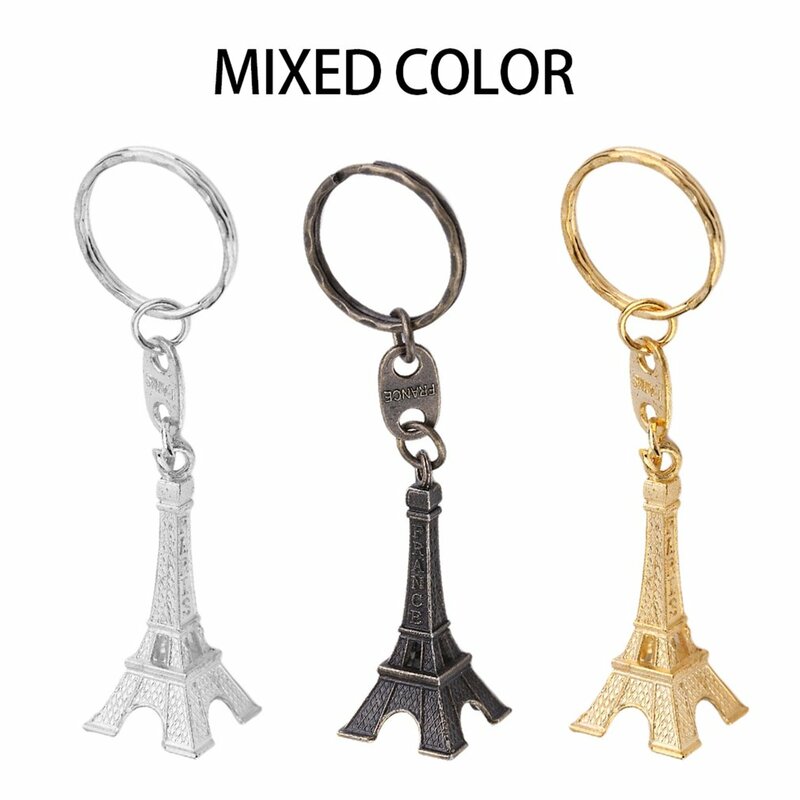 Брелок в стиле ретро, модель Эйфелевой башни Парижа, 1 шт., металлическое кольцо, подарок для девочек, украшение для ключей, дешевые подарки 2019