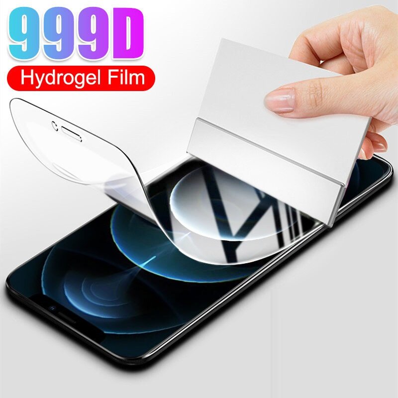 Protective on iphone 11 12 Pro XS Max XR 7 8 plus screen protector Hydrogel Film For iphone 12 Mini 11 Pro Max Not Glass