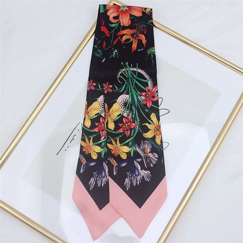 Sacs et écharpes en soie en forme de fleur, nouvelle marque de luxe populaire