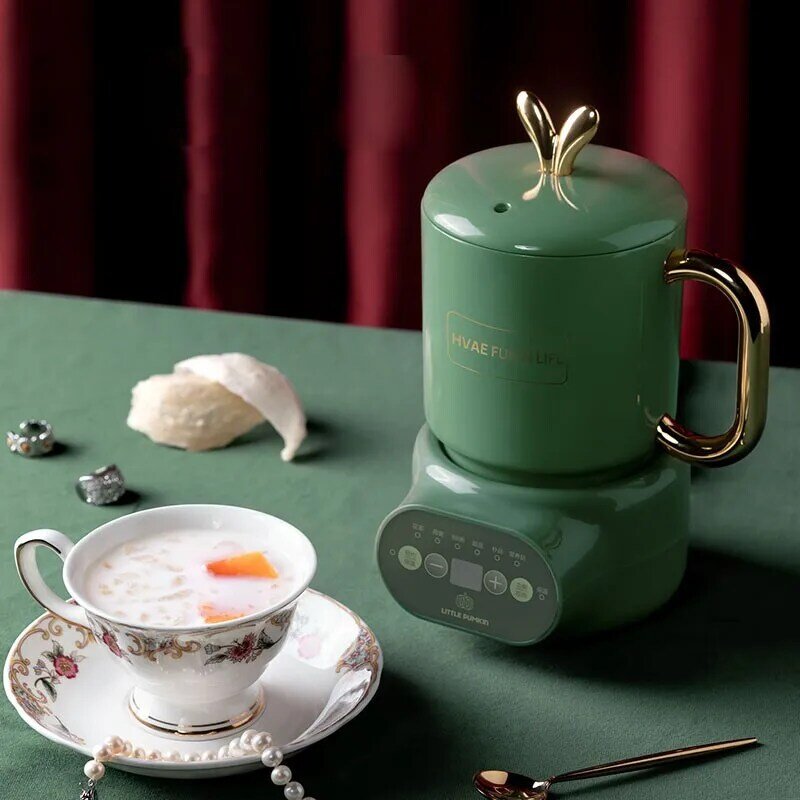 220v saúde preservando pote automático cerâmica/copo de ensopado elétrico vidro fogão lento copo aquecedor caneca aquecedor chá nomeação