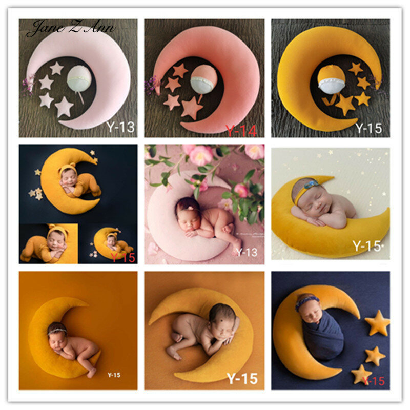 Jane Z Ann fotografia noworodka kreatywny motyw gwiazda księżyca rekwizyty mini Studio fotograficzne akcesoria w stylu koreańskim
