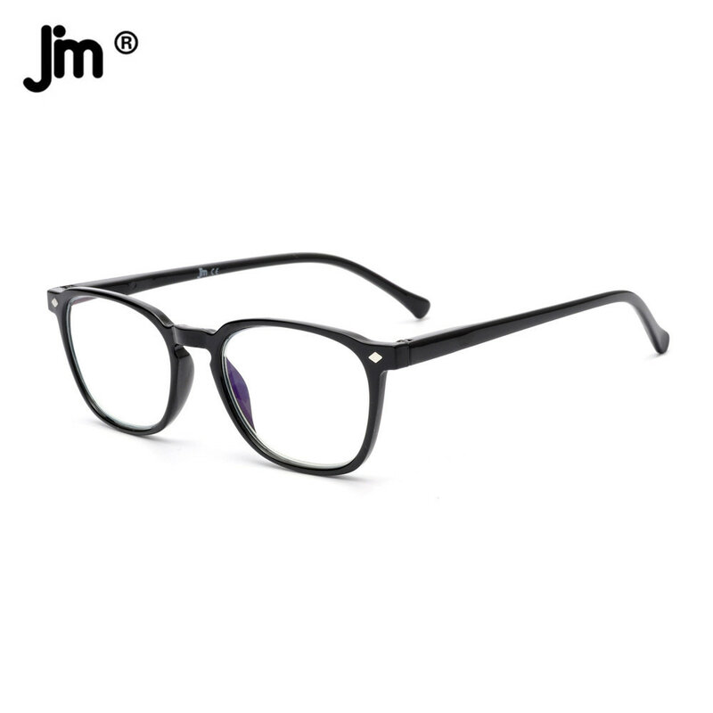 JM خمر الربيع المفصلي ساحة نظارات القراءة النساء الرجال العلامة التجارية مصمم الديوبتر المكبر طويل النظر النظارات