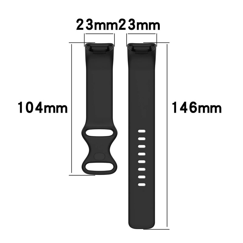 Per Fitbit charge 5 cinturino in silicone sostituzione cinturino ufficiale cinturino sportivo correa per fitbit charge 6 accessori