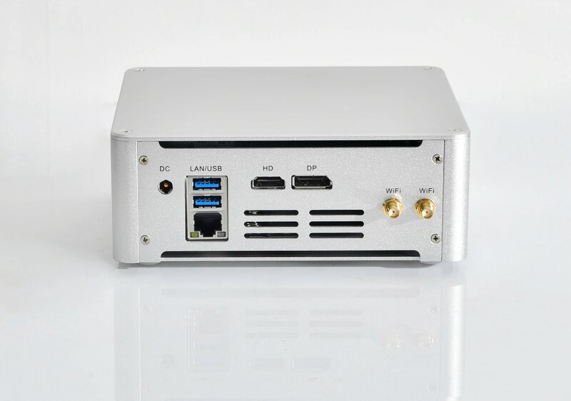 عالية الأداء مروحة جهاز كمبيوتر صغير إنتل كور i5 8300H i7 8750H i9 9880H 10880H 16M ذاكرة التخزين المؤقت كمبيوتر مصغر مع DP HDMI USB3.0 تصل إلى 64G