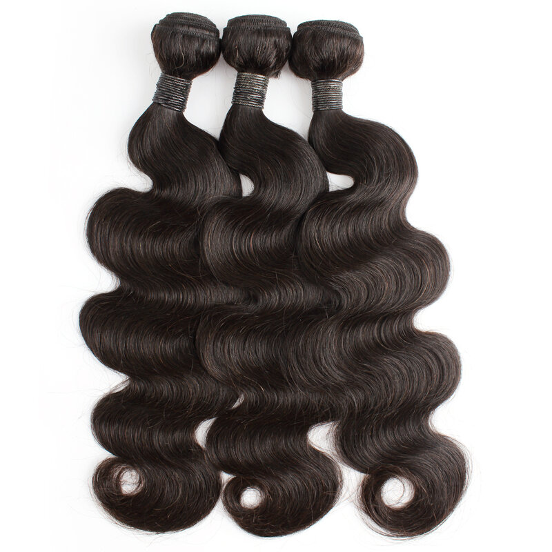 KISSHAIR 12-28 inch Virgin Indian Human Hair Bundles Body Bave Remy Unprocessed Cuticle Aligned Raw Hair Extension