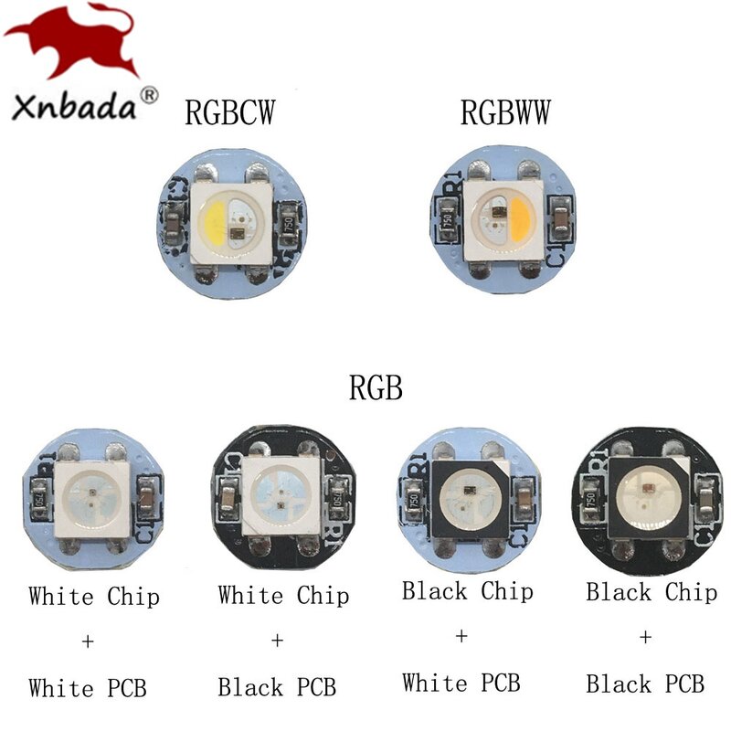 10 ~ 500Pcs 4-Pin WS2812B WS2812 LED Chip & Kühlkörper Bord 5050 RGB WS2811 IC SK6812 Gebaut-in RGBW LED Chip DC5V