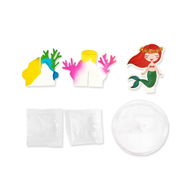 2020 15X11Cm Rode Magic Groeiende Papier De Mermaid Legende Boom Kit Kunstmatige Zeemeerminnen Bomen Onderwijs Wetenschap Baby speelgoed Nieuwigheid