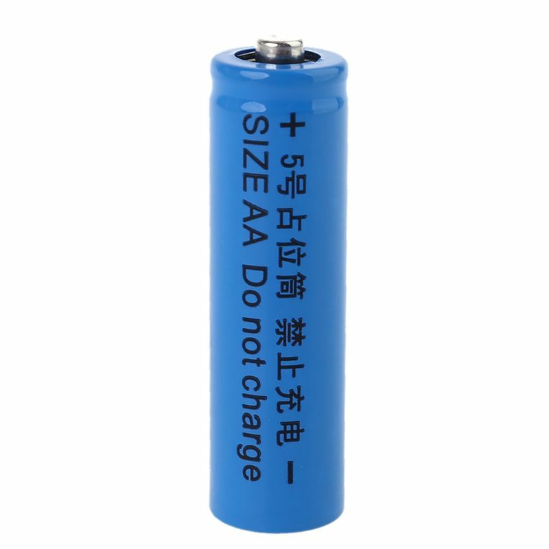 Uniwersalny bez zasilania 14500 LR6 AA AAA LR03 10440 rozmiar Dummy fałszywe powłoki baterii zastępczy Cylinder dyrygent E56B