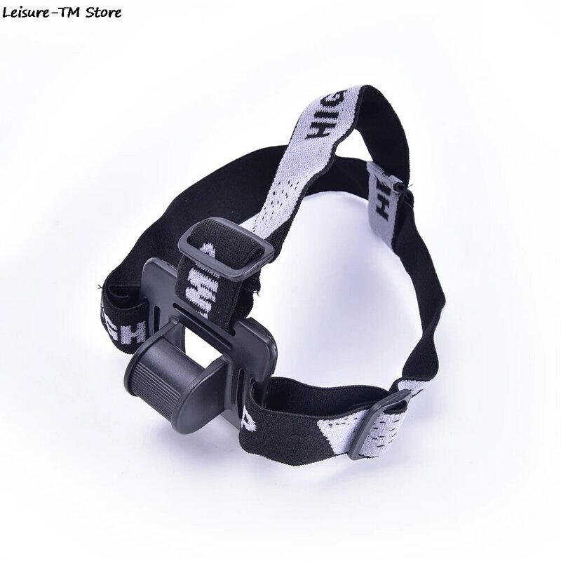 Head Bike Light Ciclismo Ciclismo campeggio fascia regolabile portatile/cinturino per casco supporto per cinturino per faro a LED