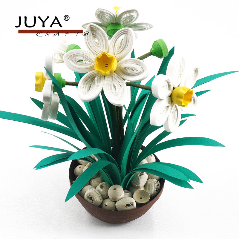 JUYA-Papel Multi-Color Quilling Tiras Set, 60 cores, 54cm Comprimento, 3mm, 5mm, 7mm, 10mm Disponível