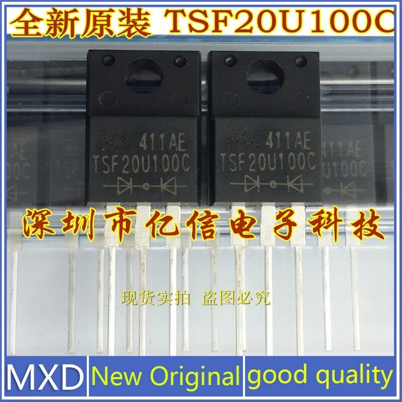 5 Stks/partij Nieuwe Originele TSF20U100C Schottky Buis 20A/100V Geïmporteerd Echte Goede Kwaliteit
