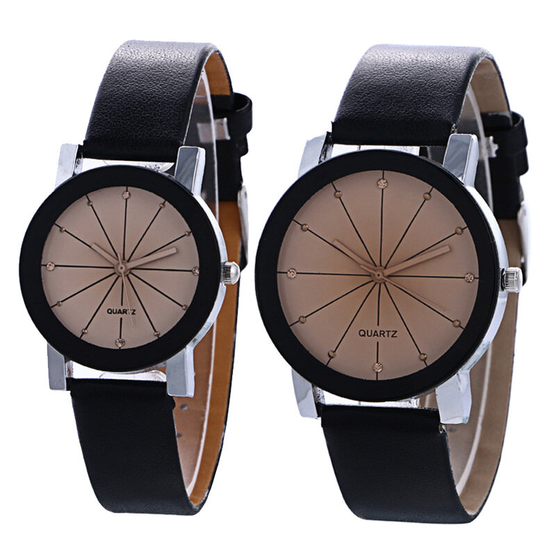 Fashion lovers convex meridian foreign trade leisure men and women belt watch children table electronic wholesale