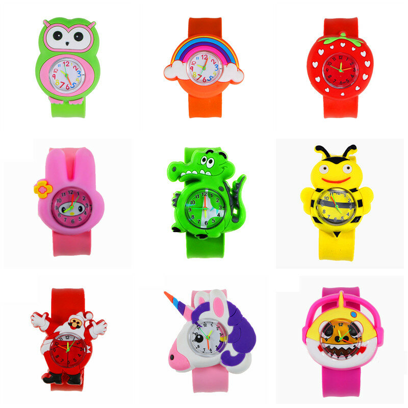 3D Cartoon Kids Wrist Watches Children Watch Clock Quartz Watches for Girls Boys Gifts Kids Watches 49 Styles of Toys Baby Watch