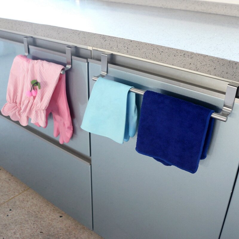 Łazienka wieszak na ręczniki stojak na kuchnia ze stali nierdzewnej szafka ze stali wieszak szafka wiszące rozmaitości do montażu na ścianie półka do przechowywania uchwyt na