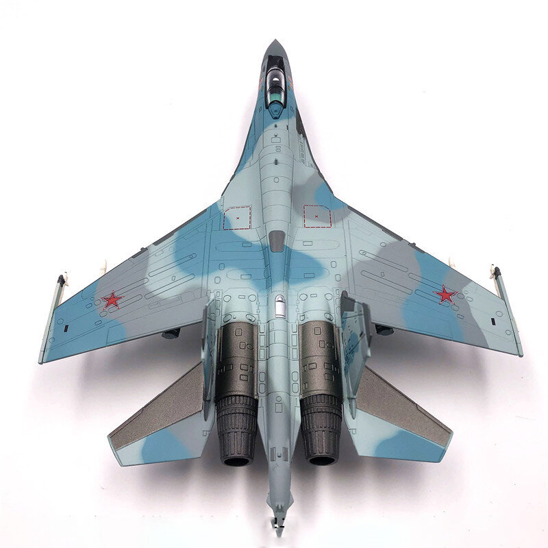 Модель самолета Jason TUTU, модель российского истребителя ВВС Su 35, модель самолета из сплава, Литые металлические самолеты масштаба 1:100, Прямая поставка