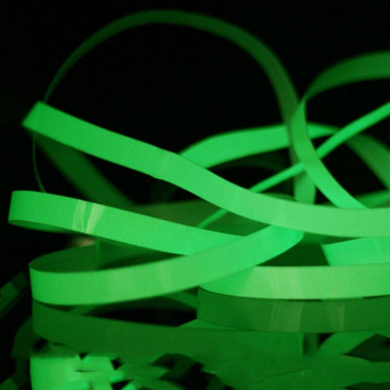 Leucht band 1,5 cm * 1m 12mm 3m selbst klebendes Klebeband Nachtsicht leuchten im Dunkeln Sicherheits warnung Sicherheits bühne Home Decoration Tapes