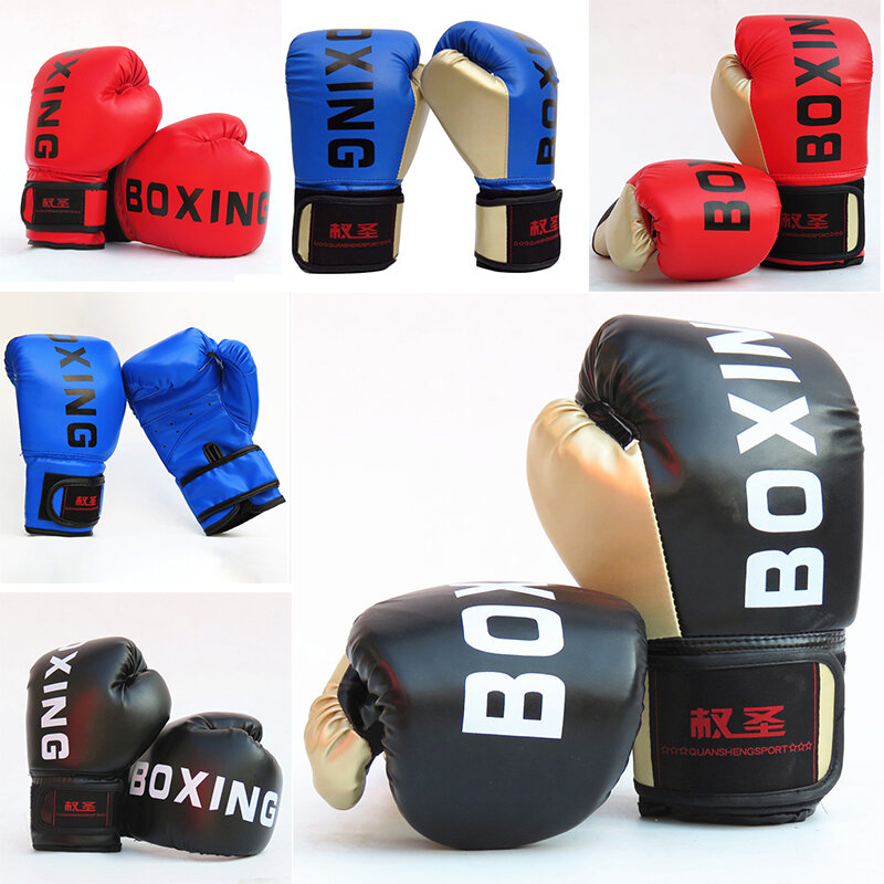 Children/Adult Boxing gloves Karate Punch Taekwondo 1 pair Fighting Hand Protection Sanda Sparring High quality