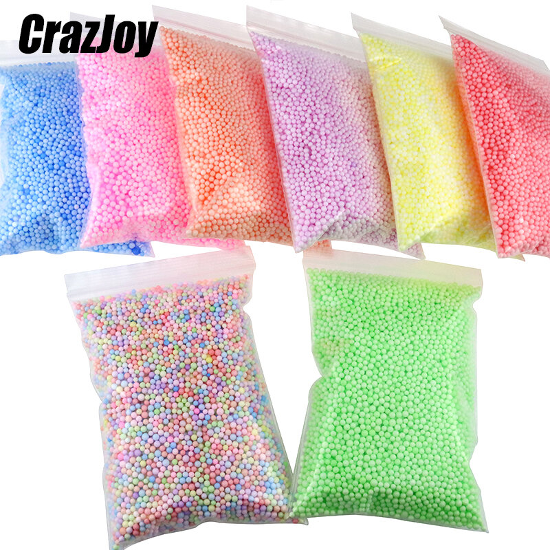 DIY Snow Beads Additives for Slime Balls Charms Accessories Foam Slimes Filler in Slime Kit Mud Particles Antistress Toys