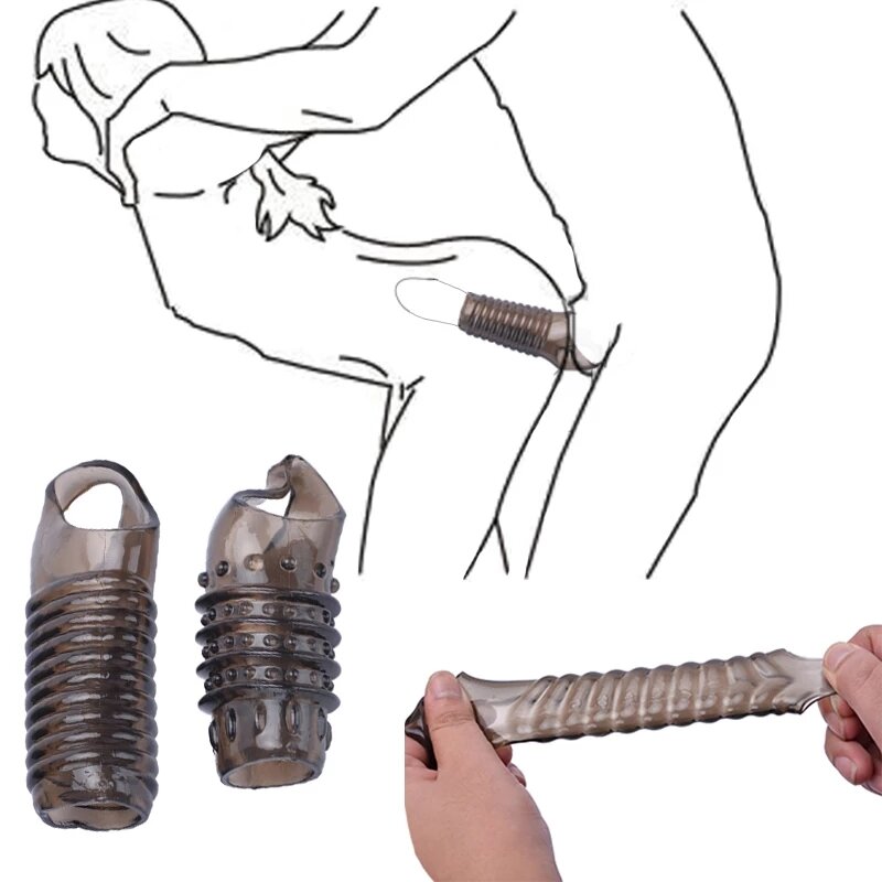 แหวนซิลิโคน Delay Ejaculation Stronger Erection เซ็กซ์ทอยอุปกรณ์สำหรับผู้ใหญ่แหวน Cock สำหรับผู้ชาย Penis Enlargemt