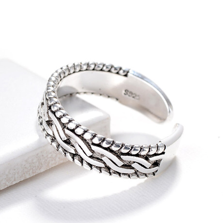 Кольцо из серебра 925 пробы для мужчин и женщин, обручальные кольца для пар, Женское кольцо на палец, оптовая продажа ювелирных изделий