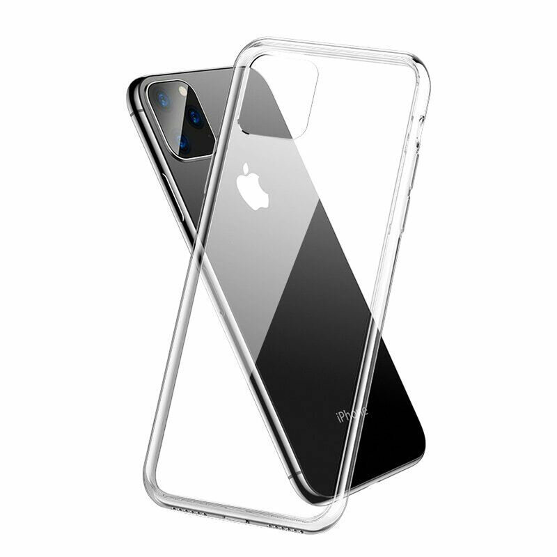 Чехол для iPhone 4 4S 5 5S SE 5C 6 6S 7 8 Plus X XR XS 11 Pro MAX, ультратонкий мягкий прозрачный силиконовый чехол из ТПУ, чехол для телефона